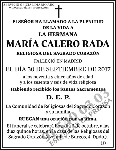 María Calero Rada